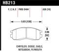 Disc Brake Pad - Hawk Performance HB213F.626 UPC: 840653011332