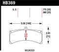 Disc Brake Pad - Hawk Performance HB369U.980 UPC: 840653079066