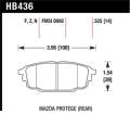 Disc Brake Pad - Hawk Performance HB436Z.535 UPC: 840653051178
