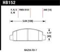 Disc Brake Pad - Hawk Performance HB152F.540 UPC: 840653010618