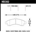Disc Brake Pad - Hawk Performance HB382Y.657 UPC: 840653060651