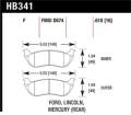 Disc Brake Pad - Hawk Performance HB341F.618 UPC: 840653012735