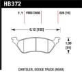 Disc Brake Pad - Hawk Performance HB372F.626 UPC: 840653013053