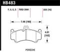 Disc Brake Pad - Hawk Performance HB483F.635 UPC: 840653015217