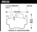 Disc Brake Pad - Hawk Performance HB550F.634 UPC: 840653014890