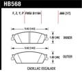 Disc Brake Pad - Hawk Performance HB568Y.666 UPC: 840653061146