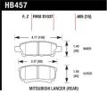 Disc Brake Pad - Hawk Performance HB457F.605 UPC: 840653014074