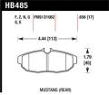 Disc Brake Pad - Hawk Performance HB485F.656 UPC: 840653014289