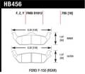 Disc Brake Pad - Hawk Performance HB456F.705 UPC: 840653014067