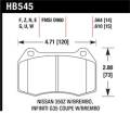 Disc Brake Pad - Hawk Performance HB545F.610 UPC: 840653015392