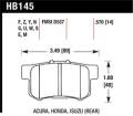 Disc Brake Pad - Hawk Performance HB145U.570 UPC: 840653071688