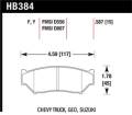 Disc Brake Pad - Hawk Performance HB384F.587 UPC: 840653013176