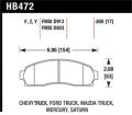 Disc Brake Pad - Hawk Performance HB472F.650 UPC: 840653014227