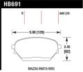 Disc Brake Pad - Hawk Performance HB691G.644 UPC: 840653077963