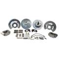 At The Wheels Only Competition Street 4-Piston Drum To Disc Conversion Kit - SSBC Performance Brakes W120-23BK UPC: 845249053260