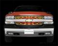 Flaming Inferno 4-Color Flame Grille Insert - Putco 89307 UPC: 010536893076