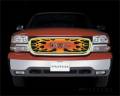 Flaming Inferno 4-Color Flame Grille Insert - Putco 89302 UPC: 010536893021