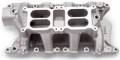 RPM Air Gap Dual-Quad Intake Manifold - Edelbrock 7585 UPC: 085347075850