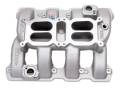 RPM Air Gap Dual-Quad Intake Manifold - Edelbrock 7528 UPC: 085347075287