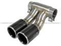 Exhaust Pipes and Tail Pipes - Exhaust Tail Pipe Tip - aFe Power - aFe Power Exhaust Tip Upgrade - aFe Power 49C36413-C UPC: 802959493632