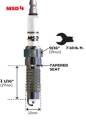 Iridium Tip Spark Plug - MSD Ignition 37174 UPC: 085132371747