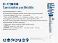 B14 Series PSS Lowering Kit - Bilstein Shocks 47-169289 UPC: 651860648859