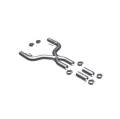 Tru-X Stainless Steel Crossover Pipe - Magnaflow Performance Exhaust 16411 UPC: 841380029249