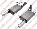 Stainless Steel Axle-Back Exhaust System - Dynomax 39504 UPC: 086387395045