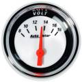 MCX Voltmeter Gauge - Auto Meter 1192 UPC: 046074011924