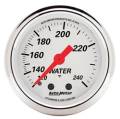 Arctic White Mechanical Water Temperature Gauge - Auto Meter 1332 UPC: 046074013324