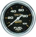 Carbon Fiber Mechanical Fuel Pressure Gauge - Auto Meter 4811 UPC: 046074048111