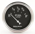 Old Tyme Black Fuel Level Gauge - Auto Meter 1715 UPC: 046074017155