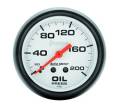 Phantom Mechanical Oil Pressure Gauge - Auto Meter 5822 UPC: 046074058226