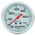 Silver LFGs Blower Pressure Gauge - Auto Meter 4602 UPC: 046074046025