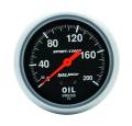 Sport-Comp Mechanical Oil Pressure Gauge - Auto Meter 3422 UPC: 046074034220
