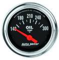 Traditional Chrome Electric Oil Temperature Gauge - Auto Meter 2543 UPC: 046074025433