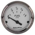 American Platinum Electric Fuel Level Gauge - Auto Meter 1907 UPC: 046074019074