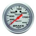 Ultra-Lite Mechanical Brake Pressure Gauge - Auto Meter 4426 UPC: 046074044267