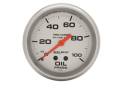 Silver LFGs Oil Pressure Gauge - Auto Meter 4621 UPC: 046074046216