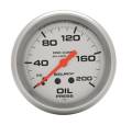 Silver LFGs Oil Pressure Gauge - Auto Meter 4622 UPC: 046074046223