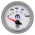 MOPAR Electric Oil Pressure Gauge - Auto Meter 880029 UPC: 046074154669