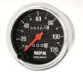 Traditional Chrome Mechanical Speedometer - Auto Meter 2492 UPC: 046074024924