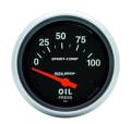 Sport-Comp Electric Oil Pressure Gauge - Auto Meter 3522 UPC: 046074035227
