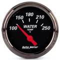 Designer Black Water Temperature Gauge - Auto Meter 1437 UPC: 046074014376