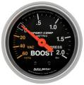 Sport-Comp Mechanical Boost/Vacuum Gauge - Auto Meter 3303-M UPC: 046074134029