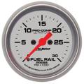 Ultra-Lite Fuel Rail Pressure Gauge - Auto Meter 4386 UPC: 046074043864