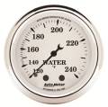 Old Tyme White Mechanical Water Temperature Gauge - Auto Meter 1632 UPC: 046074016325
