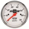 Arctic White Electric Tachometer - Auto Meter 1398-00408 UPC: 046074137198