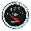 Traditional Chrome Electric Fuel Level Gauge - Auto Meter 2517 UPC: 046074025174
