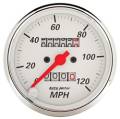 Arctic White Mechanical Speedometer - Auto Meter 1396 UPC: 046074013966